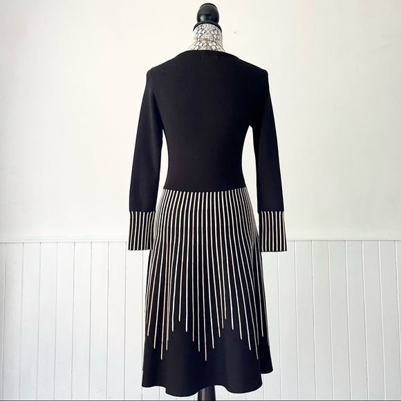 RW&CO Striped Ribbed Knit Long Sleeve Dress Size S - Picture 9 of 15